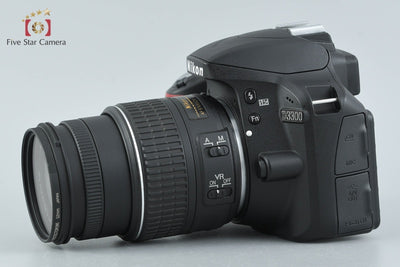 【中古】Nikon ニコン D3300 18-55 VR II レンズキット ブラック シャッター回数僅少