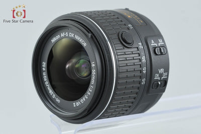 【中古】Nikon ニコン D3300 18-55 VR II レンズキット ブラック シャッター回数僅少