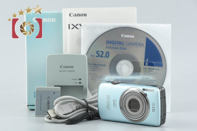 【中古】Canon キヤノン IXY Digital 930 IS ブルー コンパクトデジタルカメラ 元箱付き
