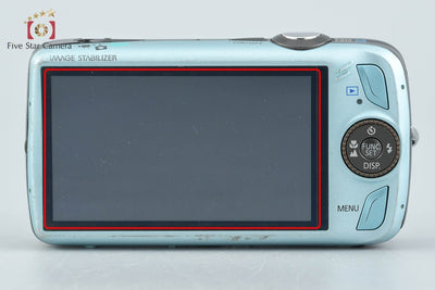 【中古】Canon キヤノン IXY Digital 930 IS ブルー コンパクトデジタルカメラ 元箱付き