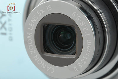 【中古】Canon キヤノン IXY Digital 930 IS ブルー コンパクトデジタルカメラ 元箱付き