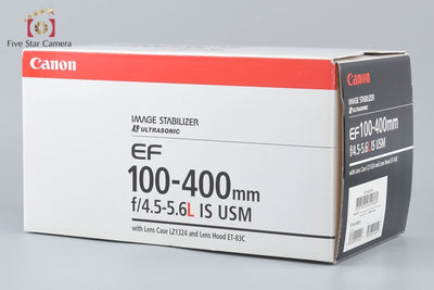 【中古】Canon キヤノン EF 100-400mm f/4.5-5.6 L IS USM 元箱付き