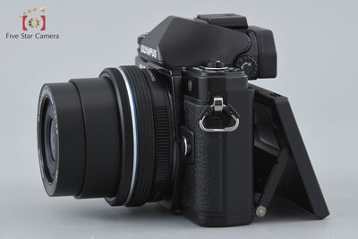 【中古】OLYMPUS オリンパス OM-D E-M10 Mark II 14-42mm EZ レンズキット ブラック シャッター回数僅少 元箱付き