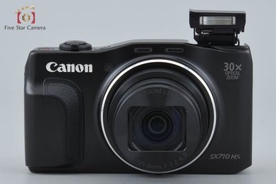 【中古】Canon キヤノン PowerShot SX710 HS ブラック コンパクトデジタルカメラ 元箱付き