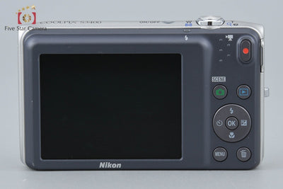 【中古】Nikon ニコン COOLPIX S3400 クリスタルシルバー コンパクトデジタルカメラ