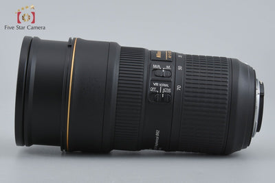 【中古】Nikon ニコン AF-S NIKKOR 24-70mm f/2.8 E ED VR