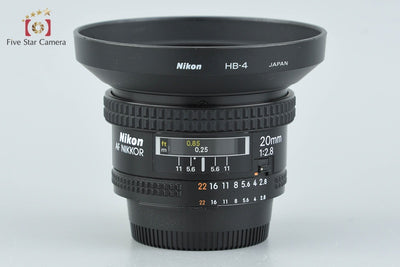【中古】Nikon ニコン AF NIKKOR 20mm f/2.8