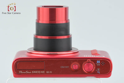 【中古】Canon キヤノン PowerShot SX610 HS レッド コンパクトデジタルカメラ