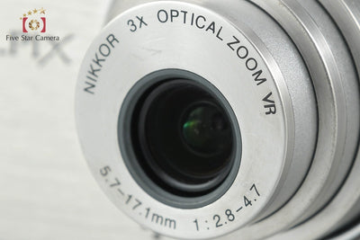 【中古】Nikon ニコン COOLPIX S500 シルバー コンパクトデジタルカメラ