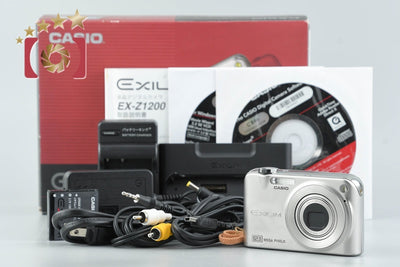 【中古】Casio カシオ EXILIM EX-Z1200 シルバー コンパクトデジタルカメラ 元箱付き