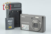 [Used] Nikon COOLPIX S600 Urban Black Compact Digital Camera