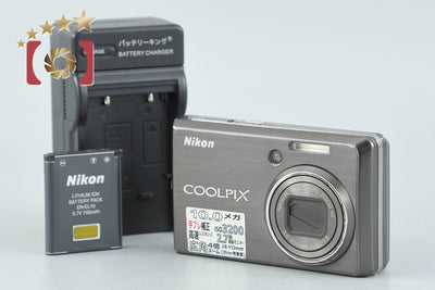 [Used] Nikon COOLPIX S600 Urban Black Compact Digital Camera
