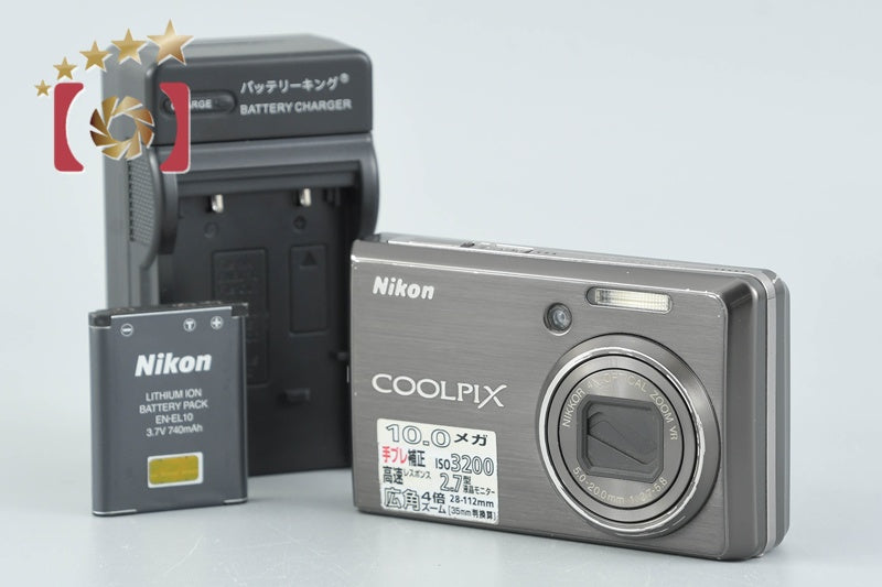 [Used] Nikon COOLPIX S600 Urban Black Compact Digital Camera