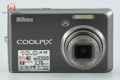 [Used] Nikon COOLPIX S600 Urban Black Compact Digital Camera