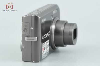 [Used] Nikon COOLPIX S600 Urban Black Compact Digital Camera