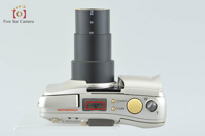 【中古】OLYMPUS オリンパス μ[mju:] ZOOM 105 DELUXE コンパクトフィルムカメラ