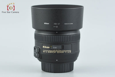 【中古】Nikon ニコン AF-S NIKKOR 50mm f/1.4 G