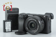 【中古】SONY ソニー α6400 ILCE-6400 ブラック パワーズームレンズキット シャッター回数僅少
