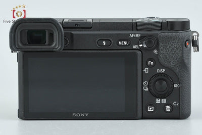 【中古】SONY ソニー α6400 ILCE-6400 ブラック パワーズームレンズキット シャッター回数僅少
