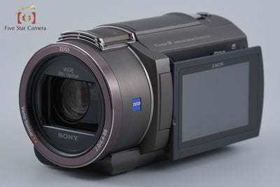 【中古】SONY ソニー HANDYCAM FDR-AX45 ブロンズブラウン ビデオカメラ 多言語対応