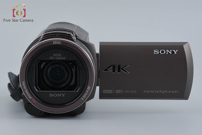 【中古】SONY ソニー HANDYCAM FDR-AX45 ブロンズブラウン ビデオカメラ 多言語対応