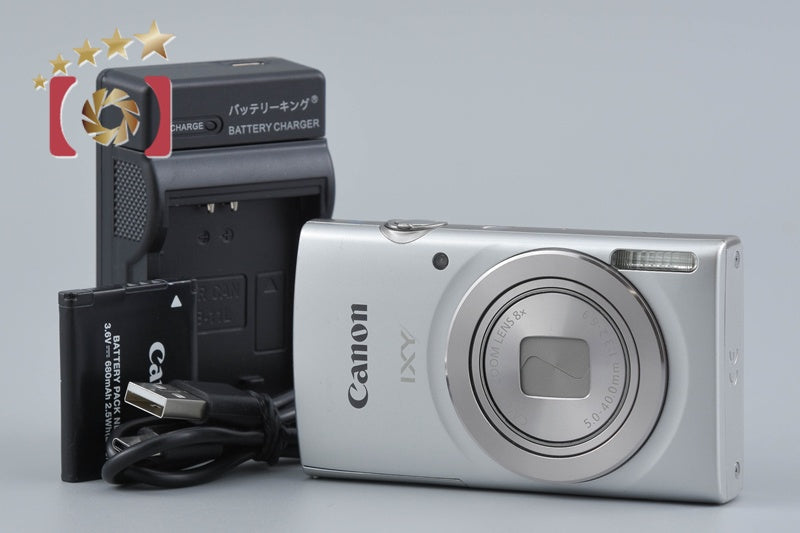 [Used] Canon IXY 180 Silver Compact Digital Camera