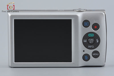 【中古】Canon キヤノン IXY 180 シルバー コンパクトデジタルカメラ