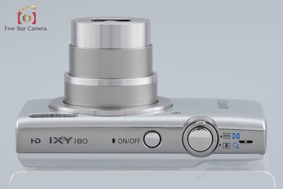 【中古】Canon キヤノン IXY 180 シルバー コンパクトデジタルカメラ