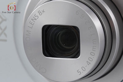 【中古】Canon キヤノン IXY 180 シルバー コンパクトデジタルカメラ
