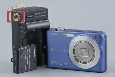 【中古】Casio カシオ EXILIM ZOOM EX-Z1080 ブルー コンパクトデジタルカメラ