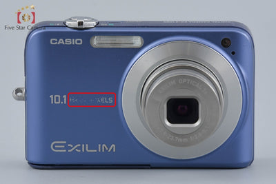 【中古】Casio カシオ EXILIM ZOOM EX-Z1080 ブルー コンパクトデジタルカメラ