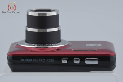 【中古】KODAK コダック PIXPRO FZ55 レッド コンパクトデジタルカメラ