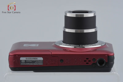 【中古】KODAK コダック PIXPRO FZ55 レッド コンパクトデジタルカメラ