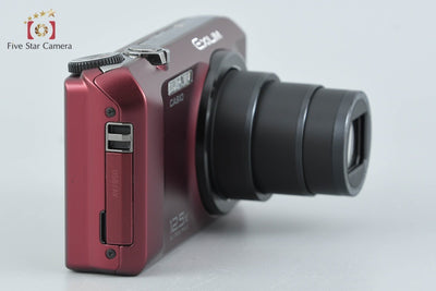 【中古】Casio カシオ EXILIM EX-H30 レッド コンパクトデジタルカメラ 元箱付き