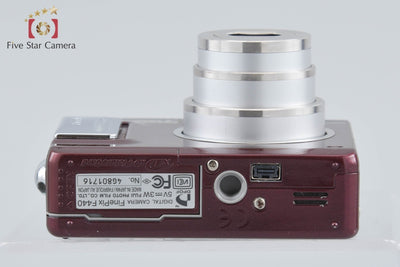 【中古】FUJIFILM 富士フイルム FINEPIX F440 ワインレッド コンパクトデジタルカメラ