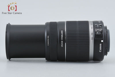 【中古】Canon キヤノン EF-S 55-250mm f/4-5.6 IS