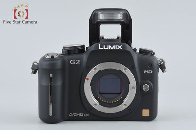 【中古】Panasonic パナソニック LUMIX DMC-G2 ダブルズームレンズキット コンフォートブラック シャッター回数僅少