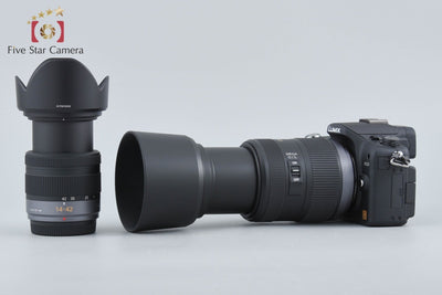 【中古】Panasonic パナソニック LUMIX DMC-G2 ダブルズームレンズキット コンフォートブラック シャッター回数僅少