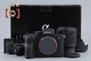 【中古】SONY ソニー α7IV ILCE-7M4 ズームレンズキット ブラック シャッター回数僅少 元箱付き