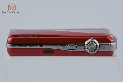 【中古】FUJIFILM 富士フイルム FINEPIX Z700EXR レッド コンパクトデジタルカメラ 元箱付き