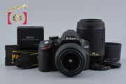 【中古】Nikon ニコン D3200 ダブルズームキット ブラック