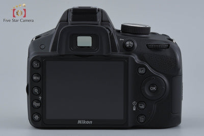 【中古】Nikon ニコン D3200 ダブルズームキット ブラック