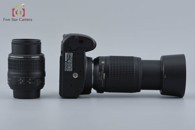 【中古】Nikon ニコン D3200 ダブルズームキット ブラック