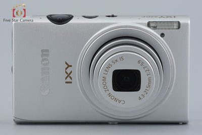 [Used] Canon IXY 220F Silver Compact Digital Camera
