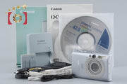 【中古】Canon キヤノン IXY Digital 110 IS シルバー コンパクトデジタルカメラ 元箱付き