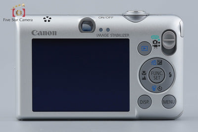 【中古】Canon キヤノン IXY Digital 110 IS シルバー コンパクトデジタルカメラ 元箱付き