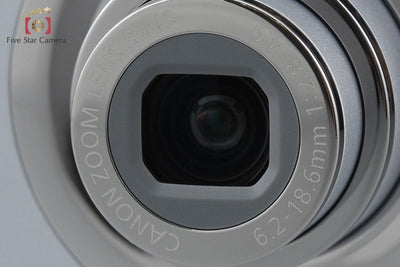 【中古】Canon キヤノン IXY Digital 110 IS シルバー コンパクトデジタルカメラ 元箱付き