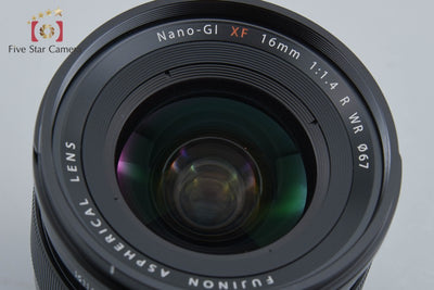 [Used] Fujifilm XF 16mm f/1.4 R WR