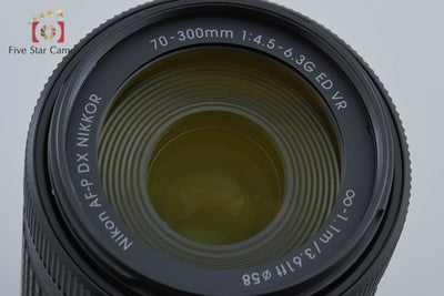 【中古】Nikon ニコン AF-P DX NIKKOR 70-300mm f/4.5-6.3 G ED VR