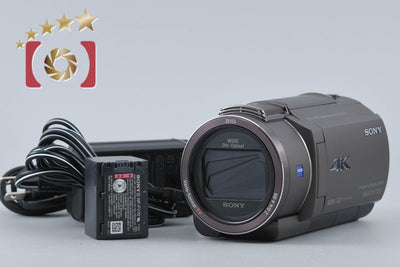 【中古】SONY ソニー HANDYCAM FDR-AX40 ブロンズブラウン ビデオカメラ 多言語対応